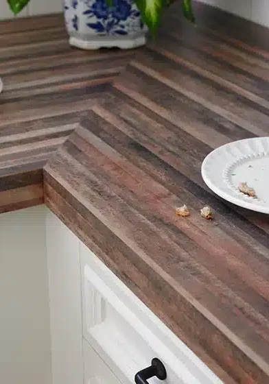 formica laminate counter top up-close